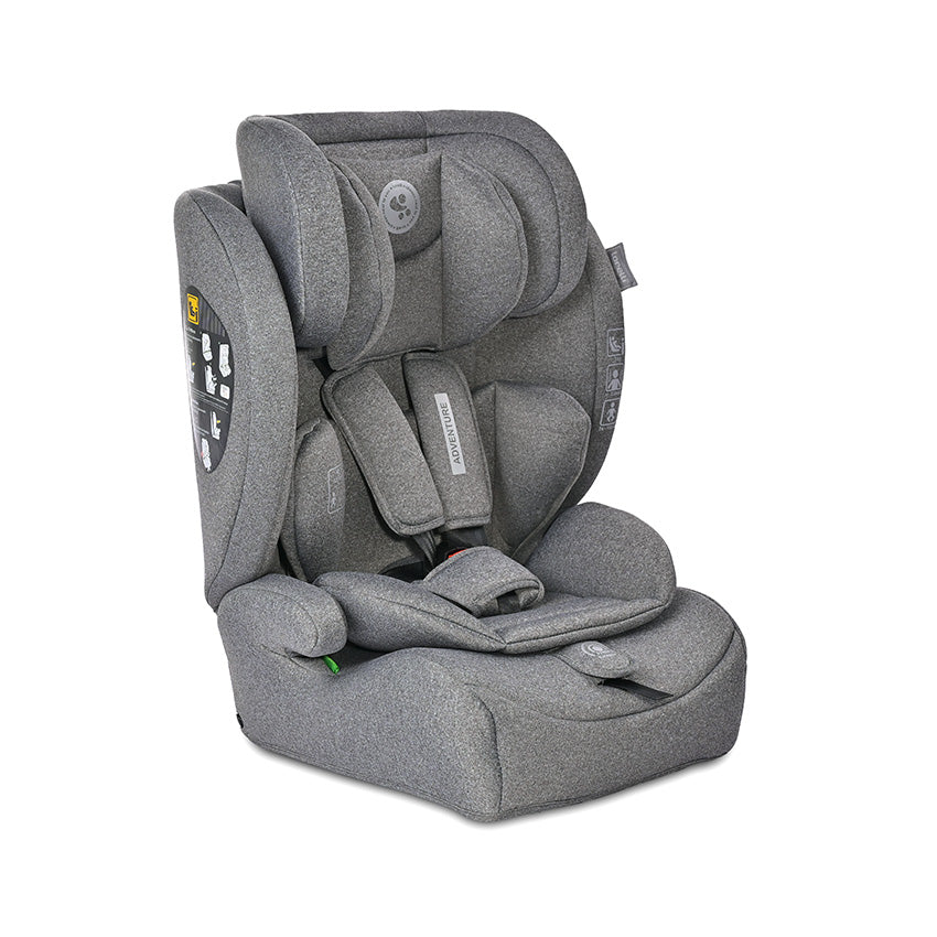 Стол за кола ADVENTURE i-Size 76-150CM GREY-MOQ-на